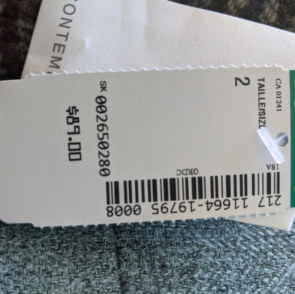 Zara below the knee wool skirt size 2 - Picture 4 of 4